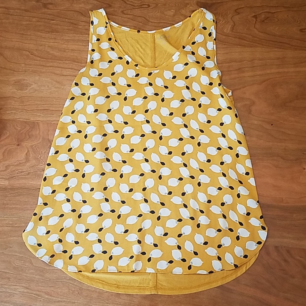 Ann Taylor lemon tank xsp